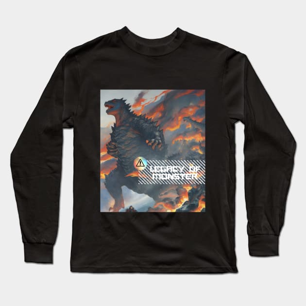 Godzilla Is My Spirit Animal Long Sleeve T-Shirt by Prossori